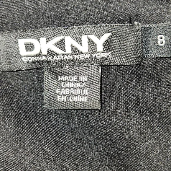 DKNY Women's Black Dress Size 8 - Picture 3 of 4